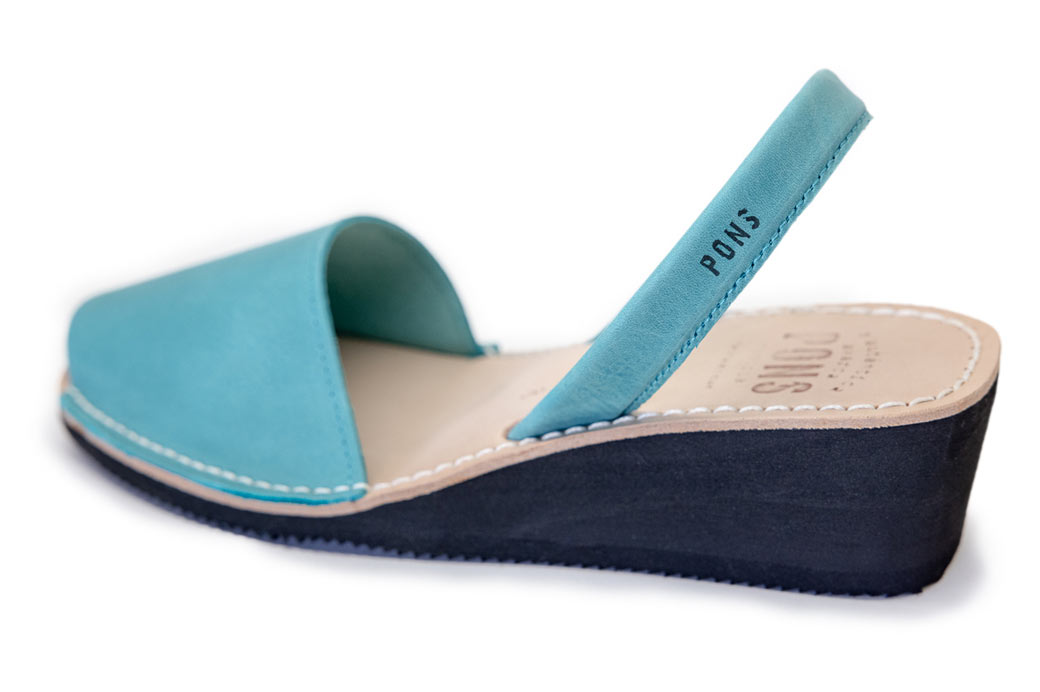 Pons Wedge, Aqua Blue, gallery view 2