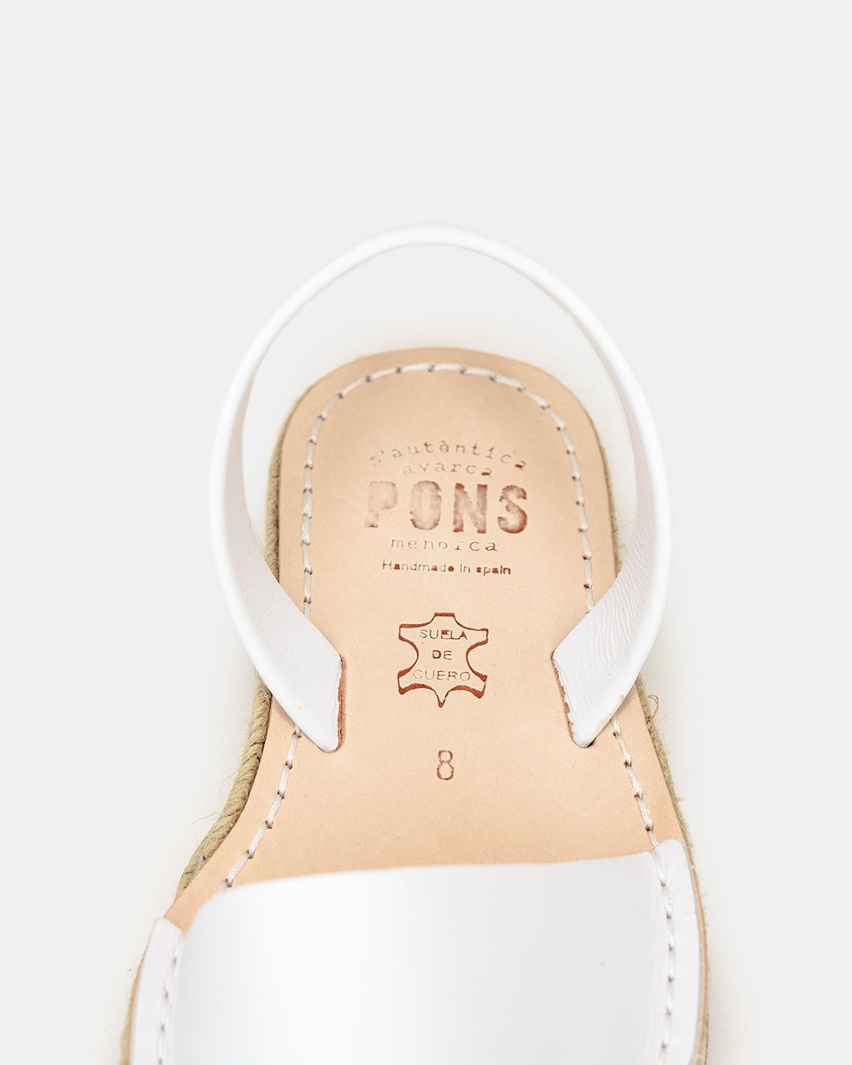Pons Classic Espadrille, White, gallery view 6