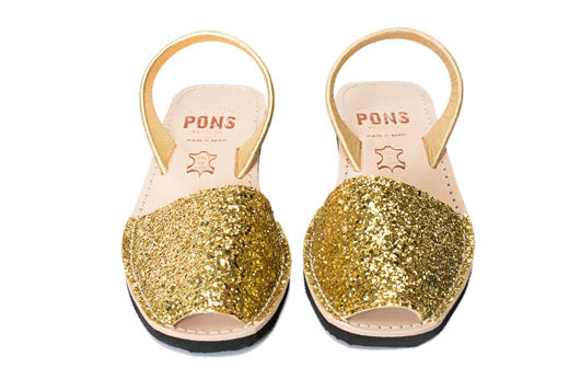 Pons Wedge Glitter, Gold, gallery view 2