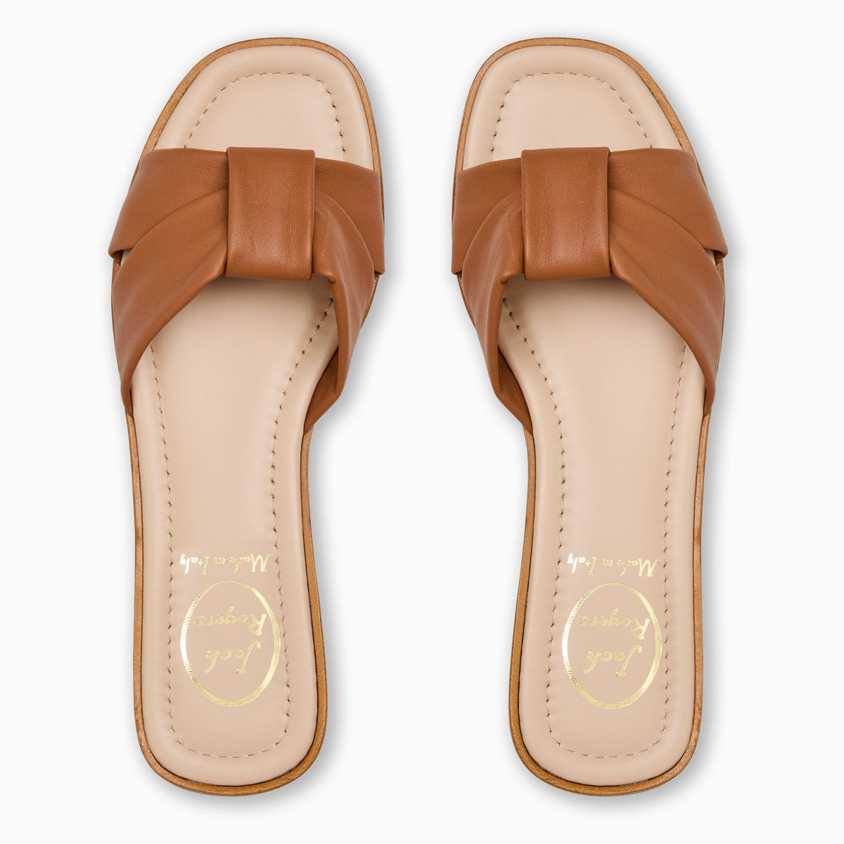 Jack Rogers - Monica Italian Leather Sandal - Cuoio - view 3