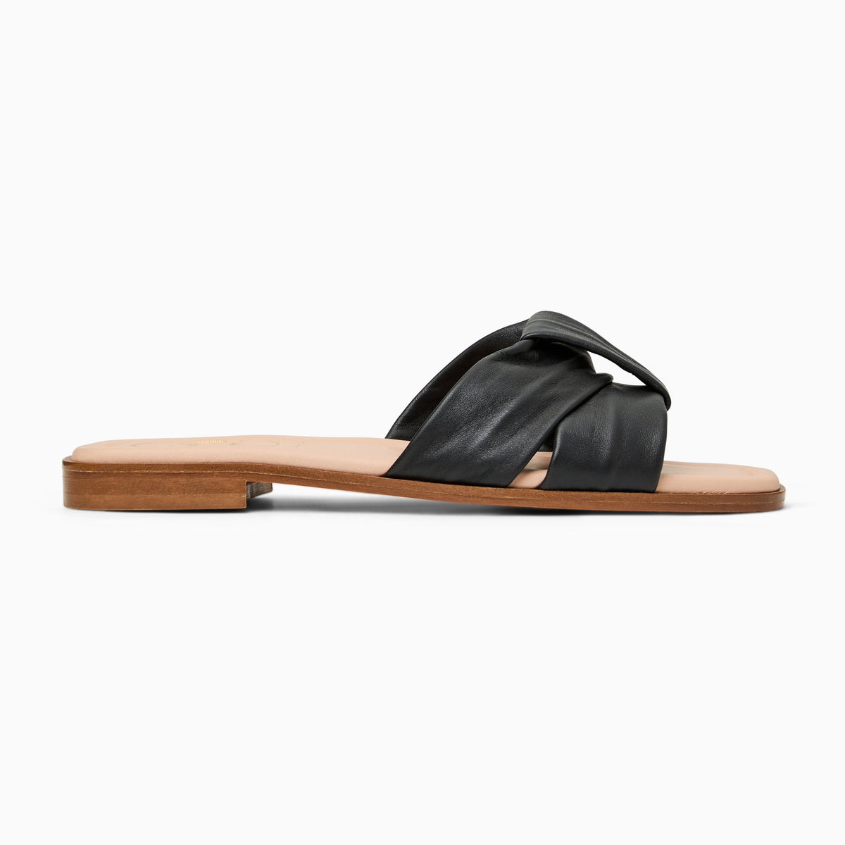 Jack Rogers - Monica Italian Leather Sandal - Black - view 3