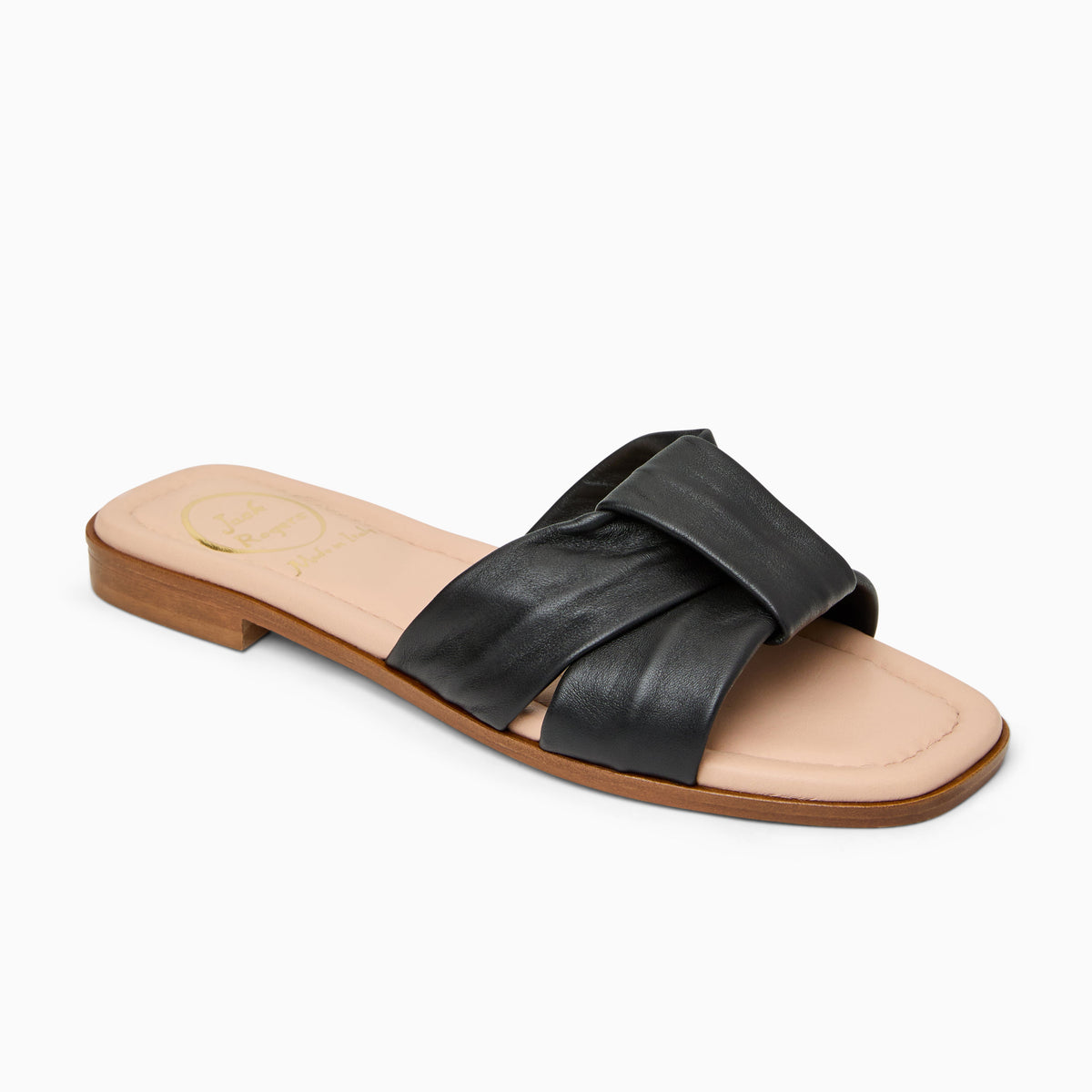 Jack Rogers - Monica Italian Leather Sandal - Black - view 1