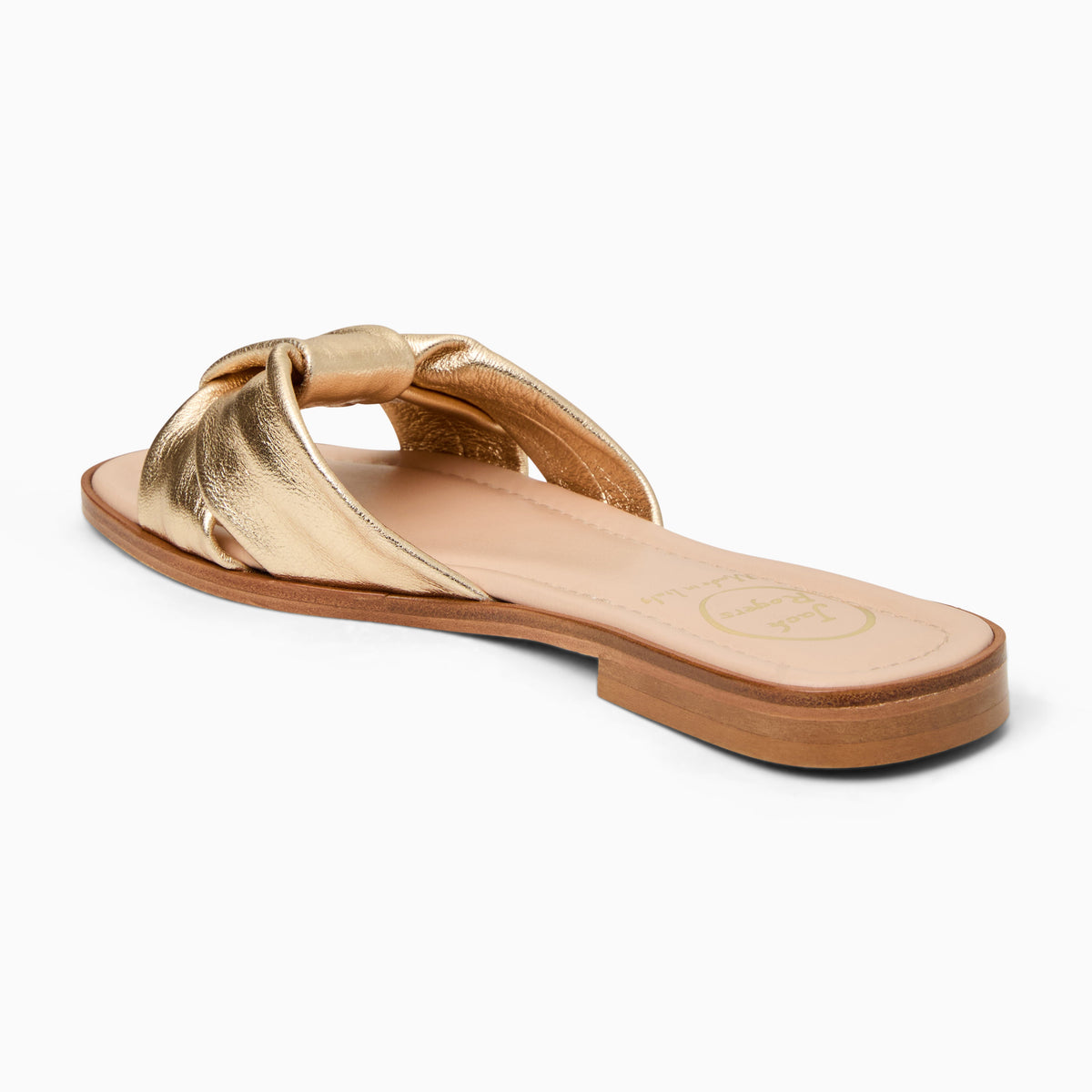 Jack Rogers - Monica Italian Leather Sandal - Metallic Platinum - view 4