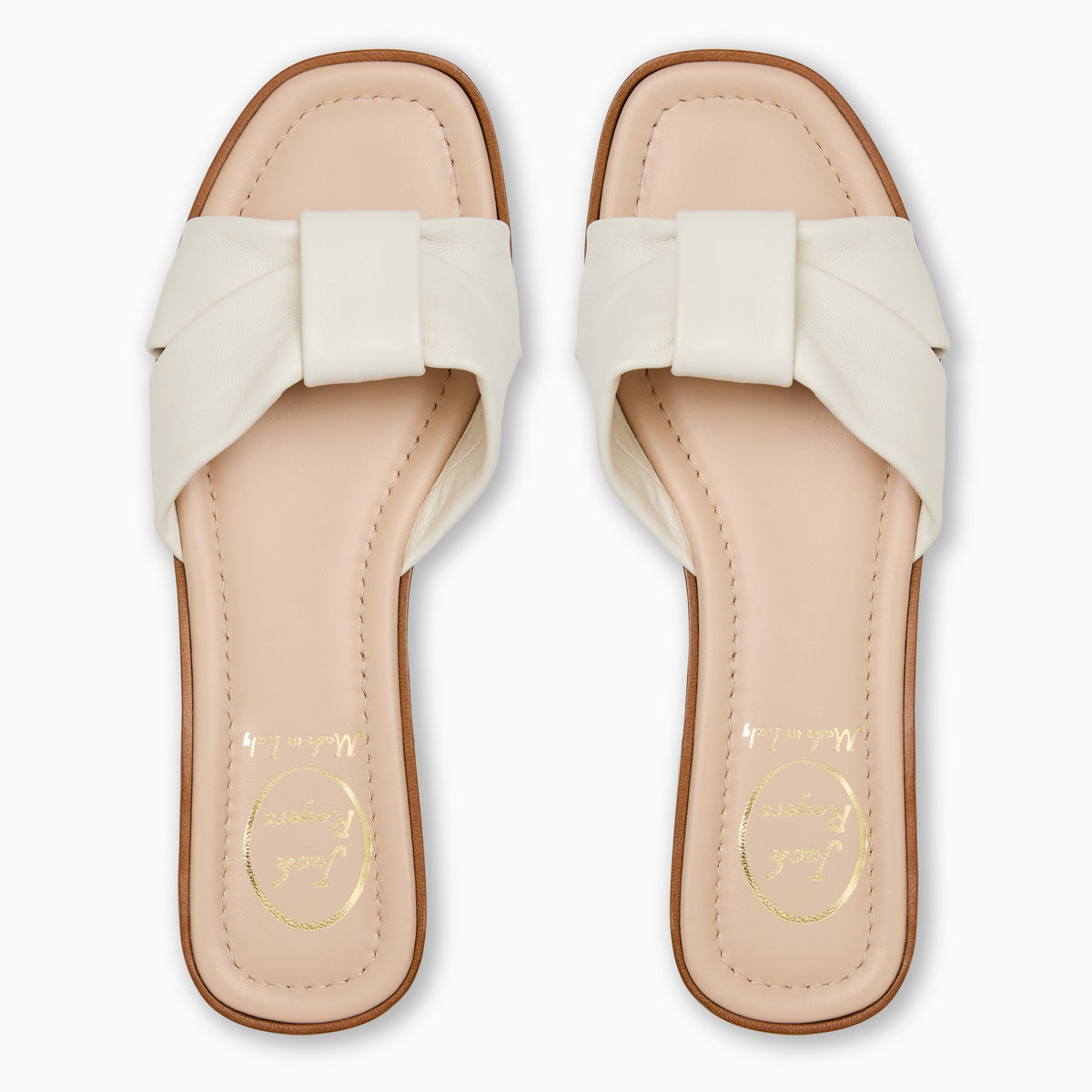 Jack Rogers - Monica Italian Leather Sandal - Cream - view 3