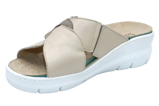 La Plume - Shirley Women’s Leather Comfort Slide