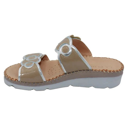 La Plume - Sugar Ring Detail Adjustable Sandal