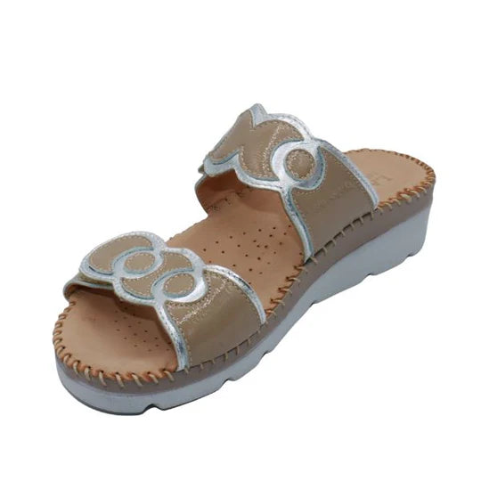 La Plume - Sugar Ring Detail Adjustable Sandal