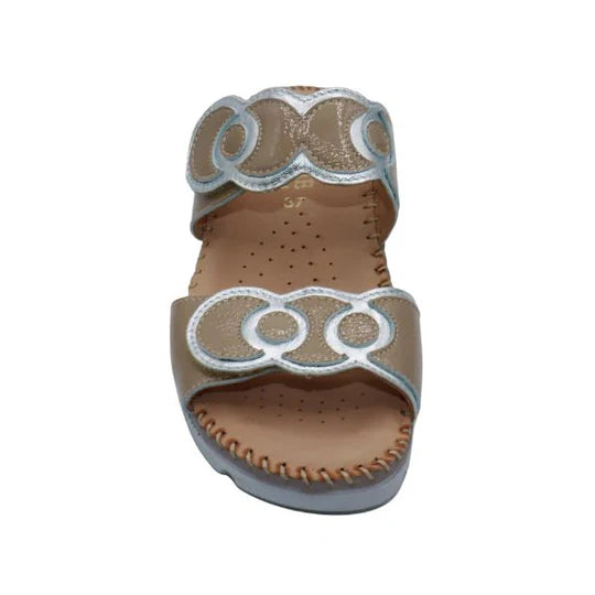 La Plume - Sugar Ring Detail Adjustable Sandal