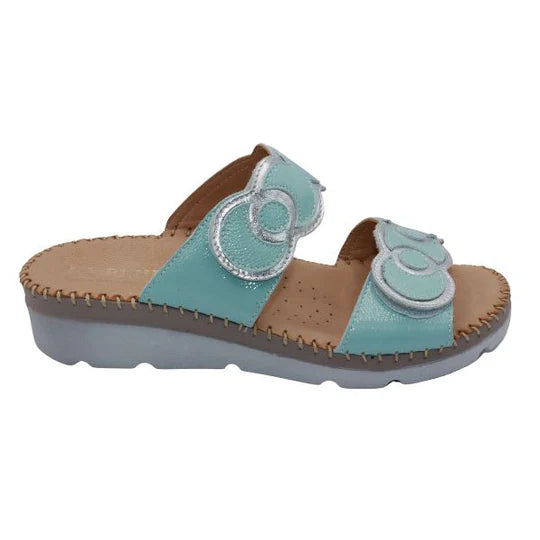 La Plume - Sugar Ring Detail Adjustable Sandal