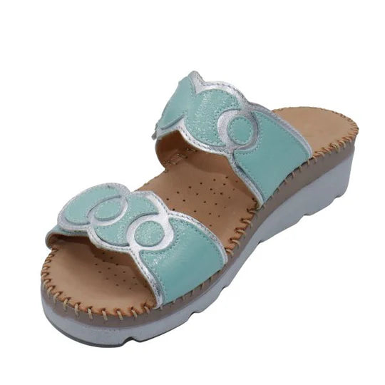 La Plume - Sugar Ring Detail Adjustable Sandal