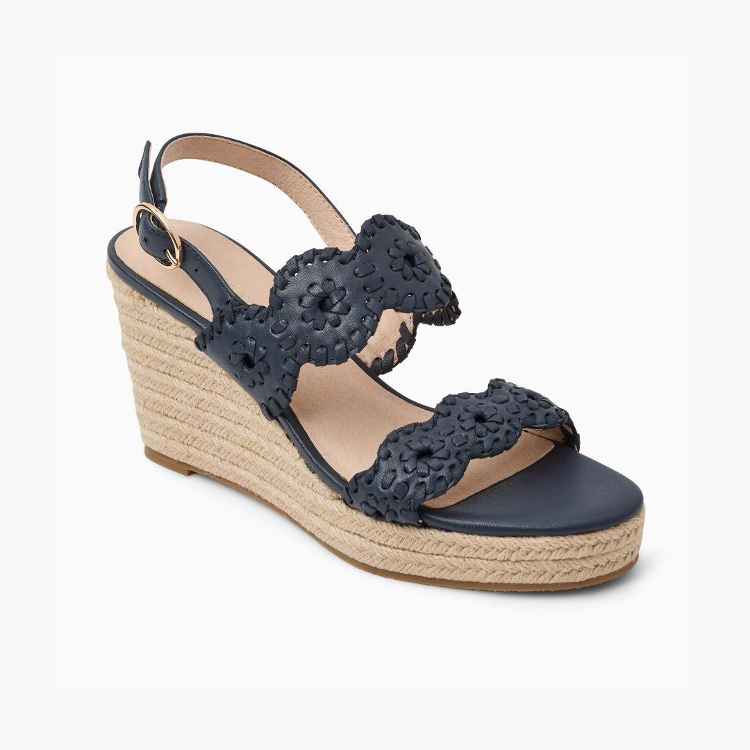 Jack Rogers - Laurin High Wedge - Navy - view 1