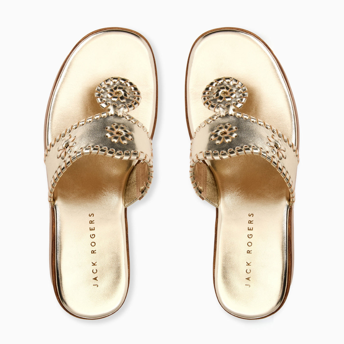 Jack Rogers - Jacks Wedge - Metallic Platinum - view 3