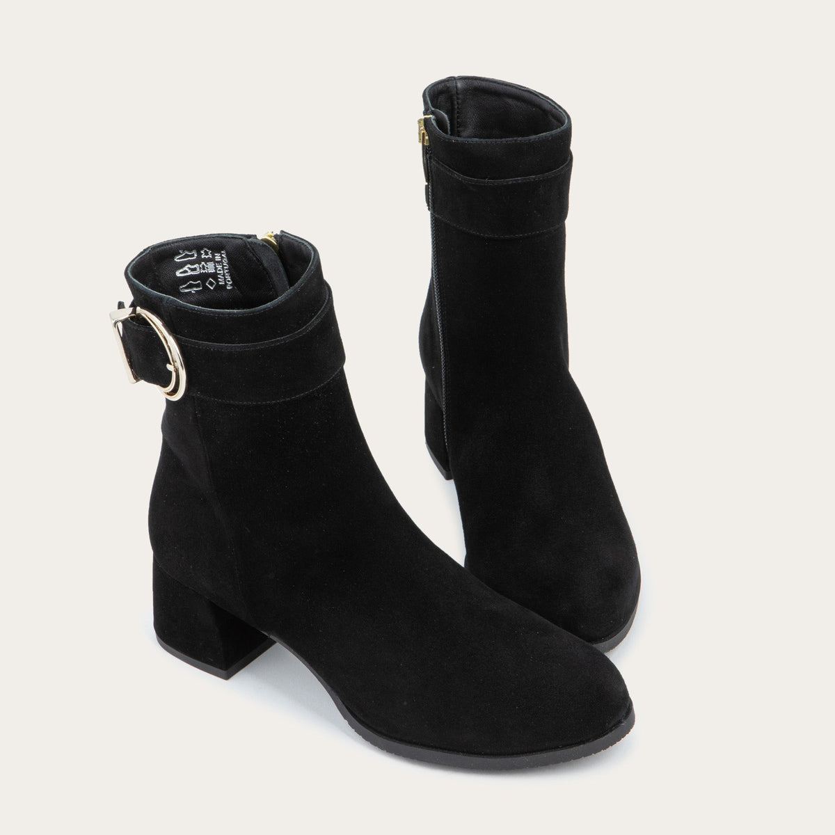 Verse in Black Noir Suede, product view 6