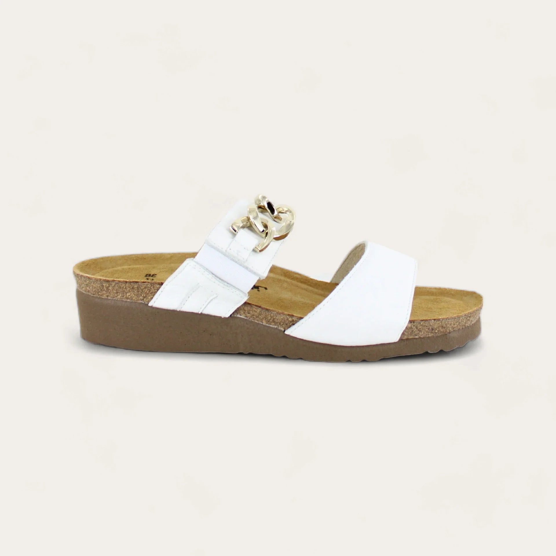 NAOT - VICTORIA - SIZE 36 - SOFT WHITE LEATHER