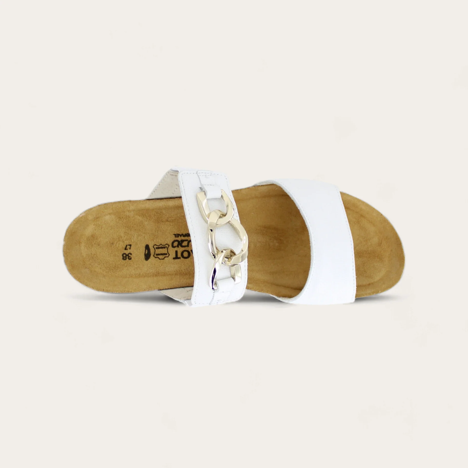 NAOT - VICTORIA - SIZE 37 - SOFT WHITE LEATHER