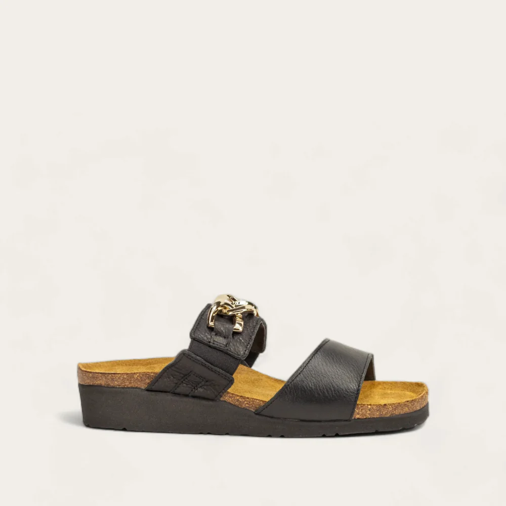NAOT - VICTORIA - SIZE 36 - SOFT BLACK LEATHER