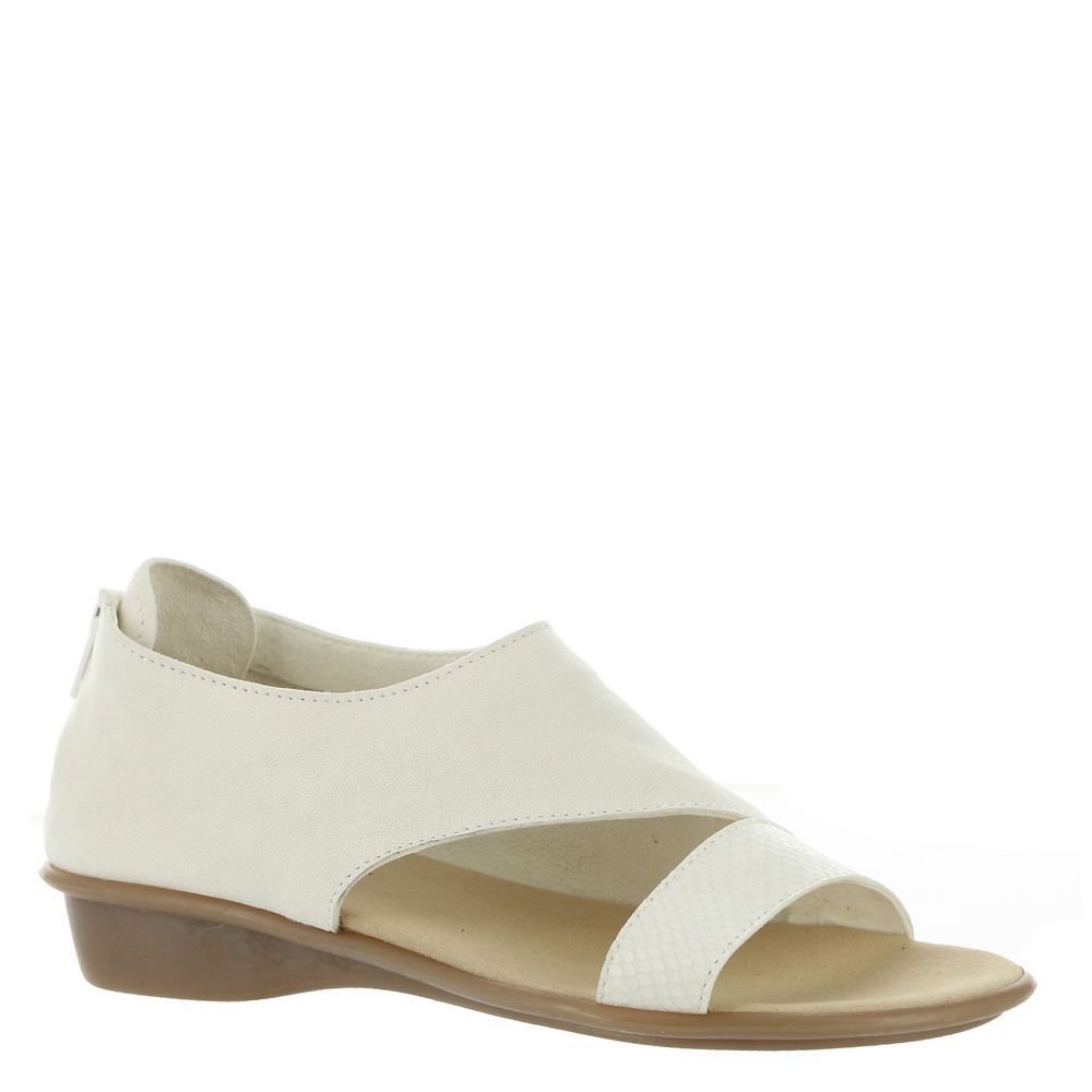 SESTO MEUCCI - CRISSCROSS PEEP-TOE WEDGE - SIZE 7 - BEIGE