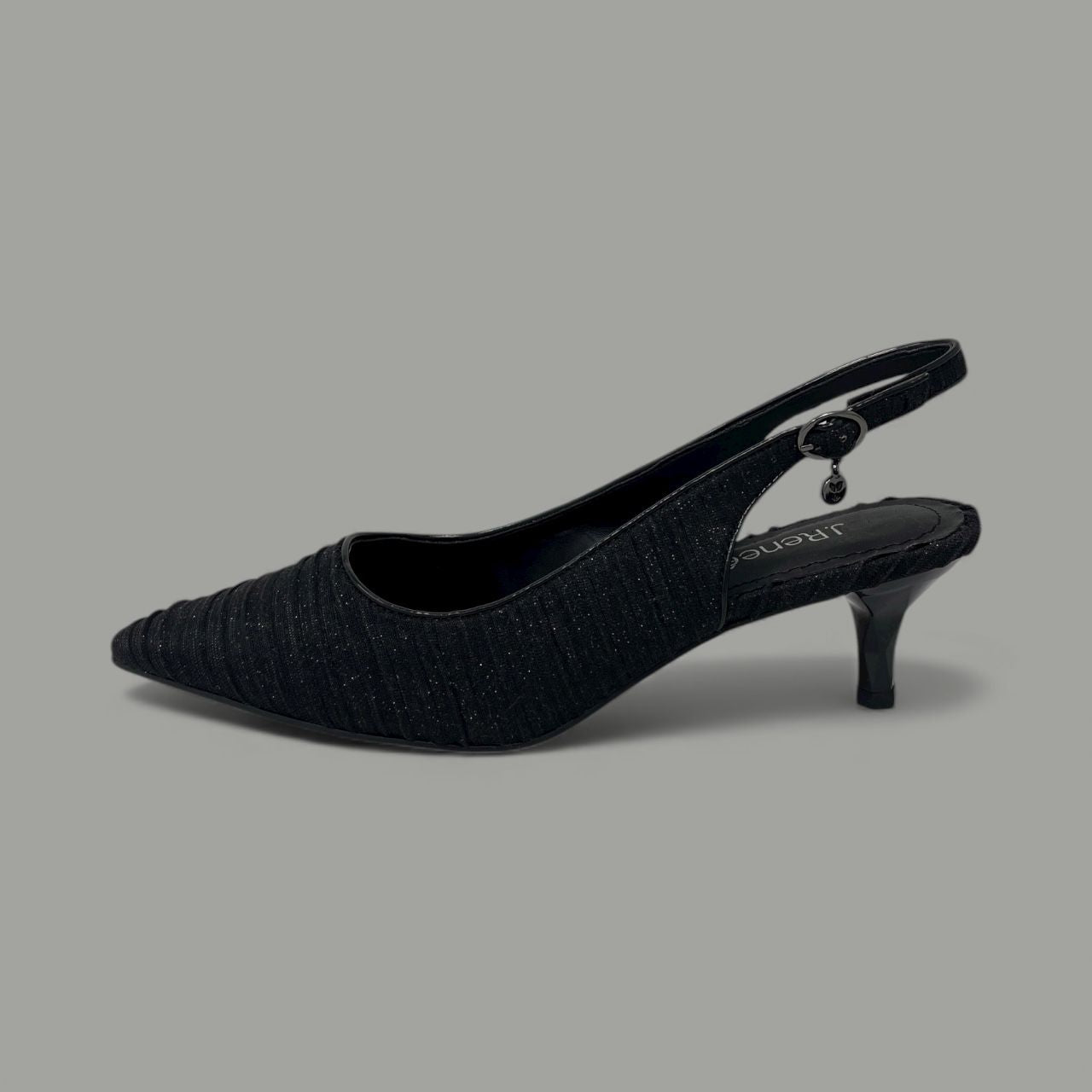 J. RENÉE - BATTISTA - SIZE 10 - BLACK GLITTER
