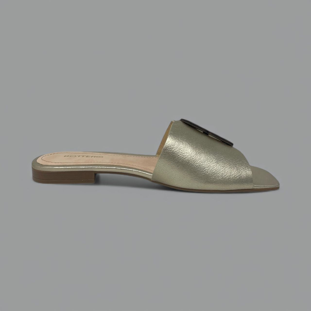 BOTTERO - METALLIC SLIDE - SIZE 10 - GOLD