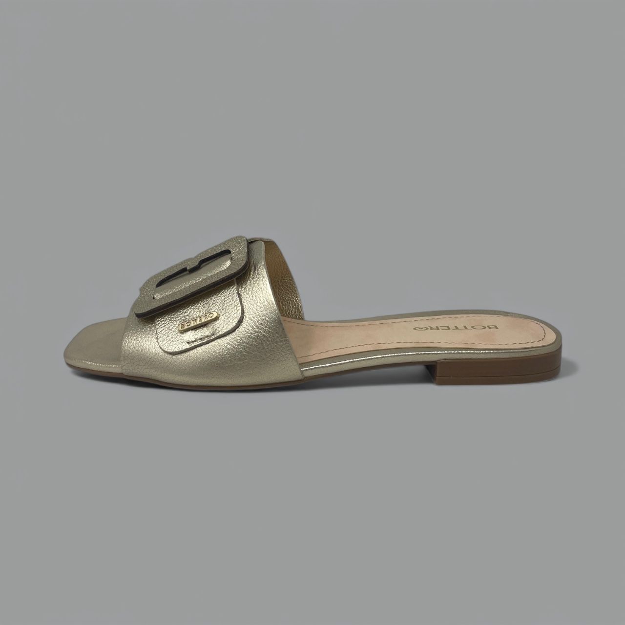 BOTTERO - METALLIC SLIDE - SIZE 10 - GOLD