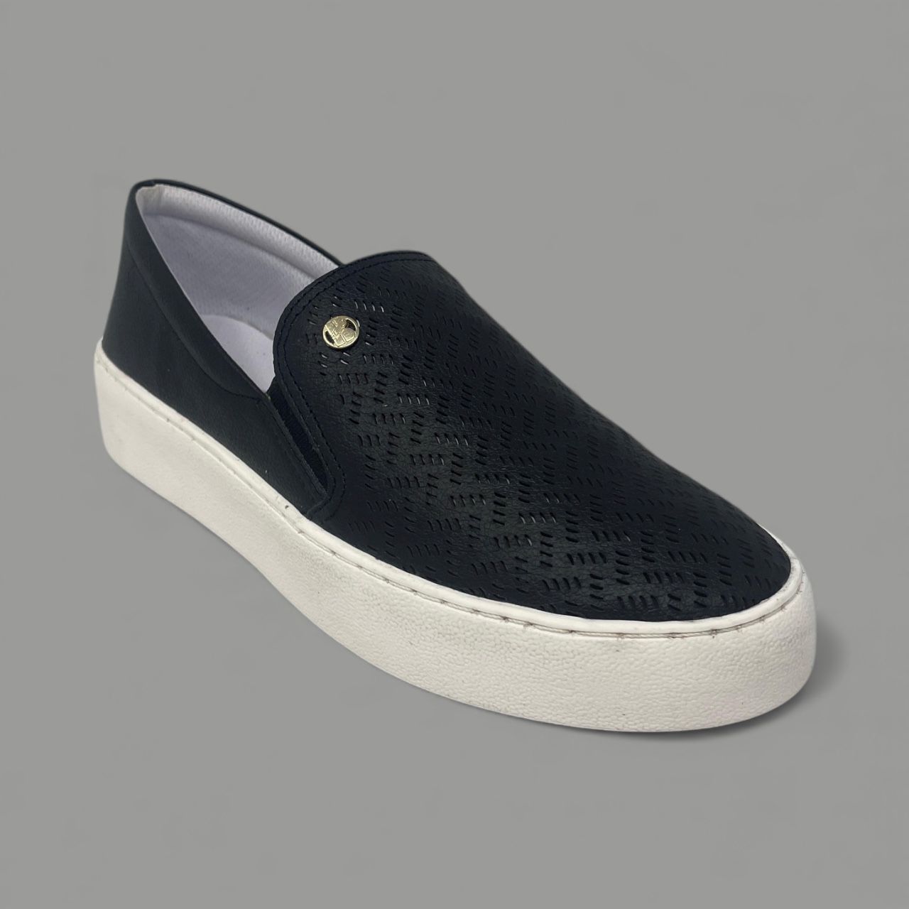 BOTTERO - LASER-CUT SNEAKER - SIZE 9 - BLACK/WHITE