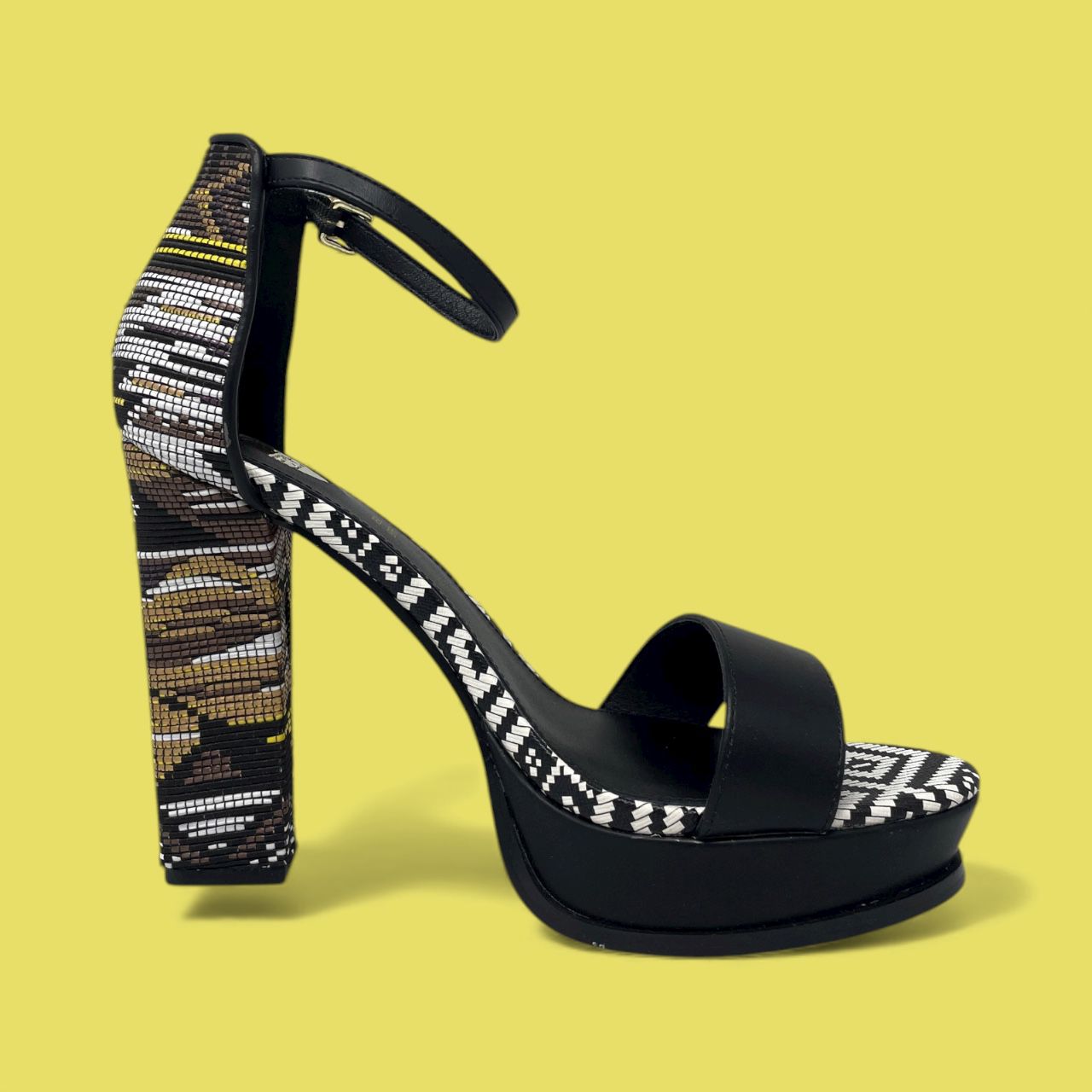 EXE - CAPRICE - SIZE 36 - BLACK WHITE