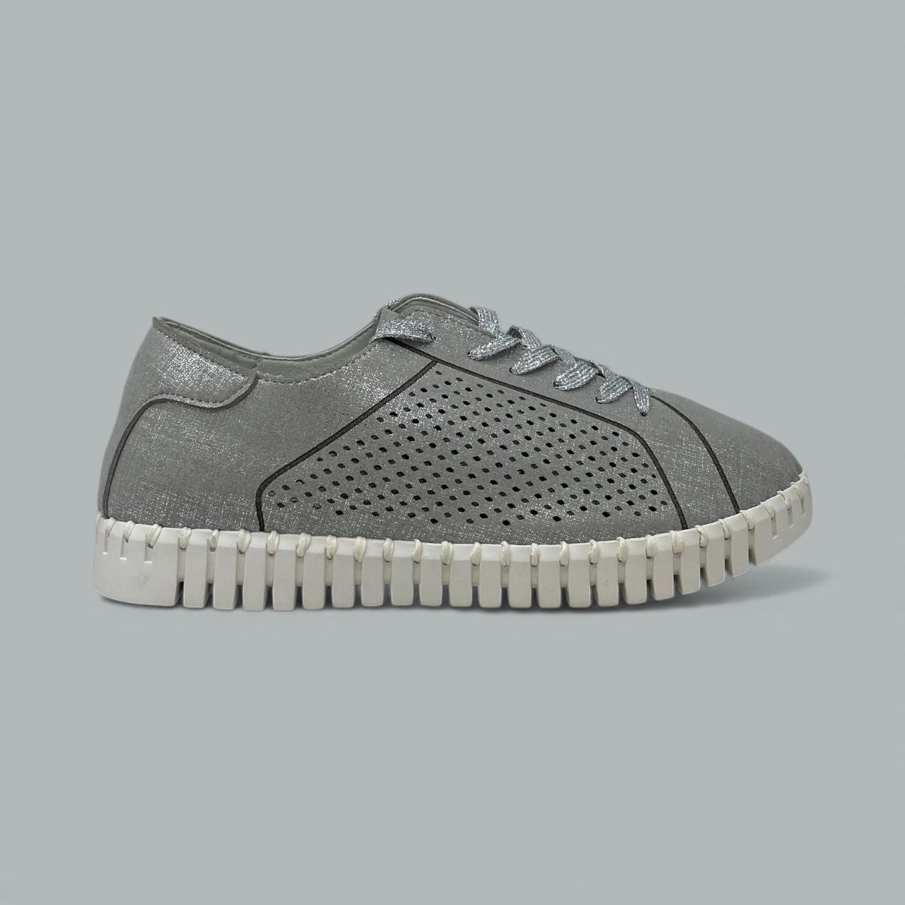 GC SHOES - LEX - SIZE 10 - SILVER