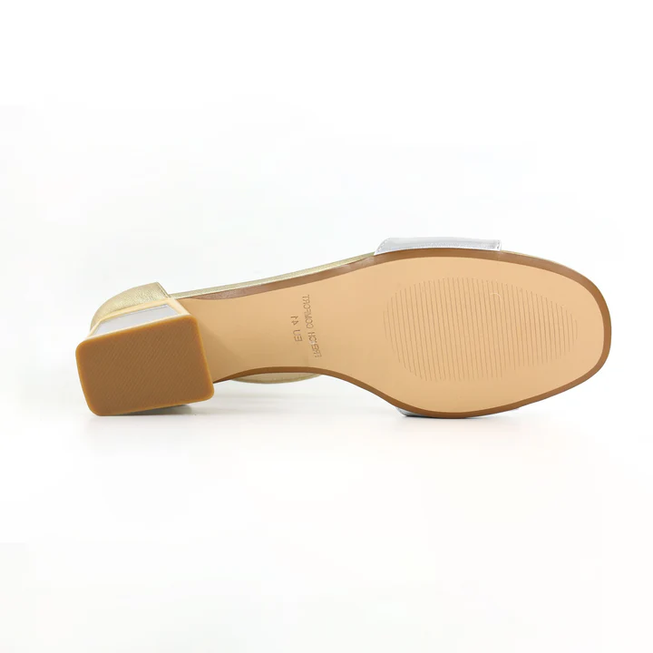 FRENCH COMFORT - ELIJAH - SIZE 6 - SILVER / CHAMPAGNE