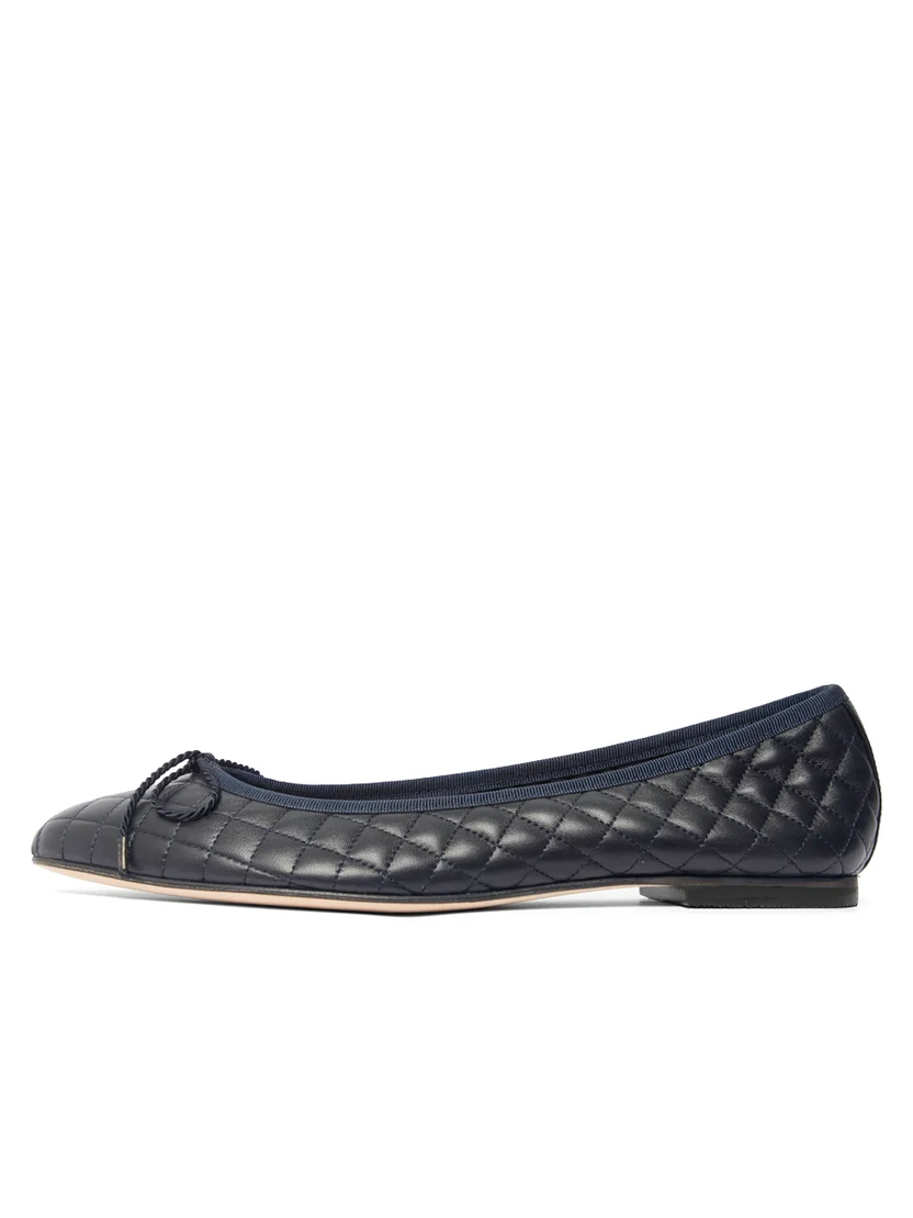 PAUL MAYER - LIDO QUILTED LEATHER BALLET FLAT