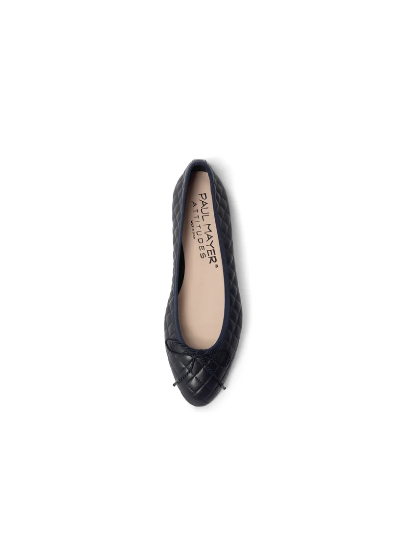 PAUL MAYER - LIDO QUILTED LEATHER BALLET FLAT