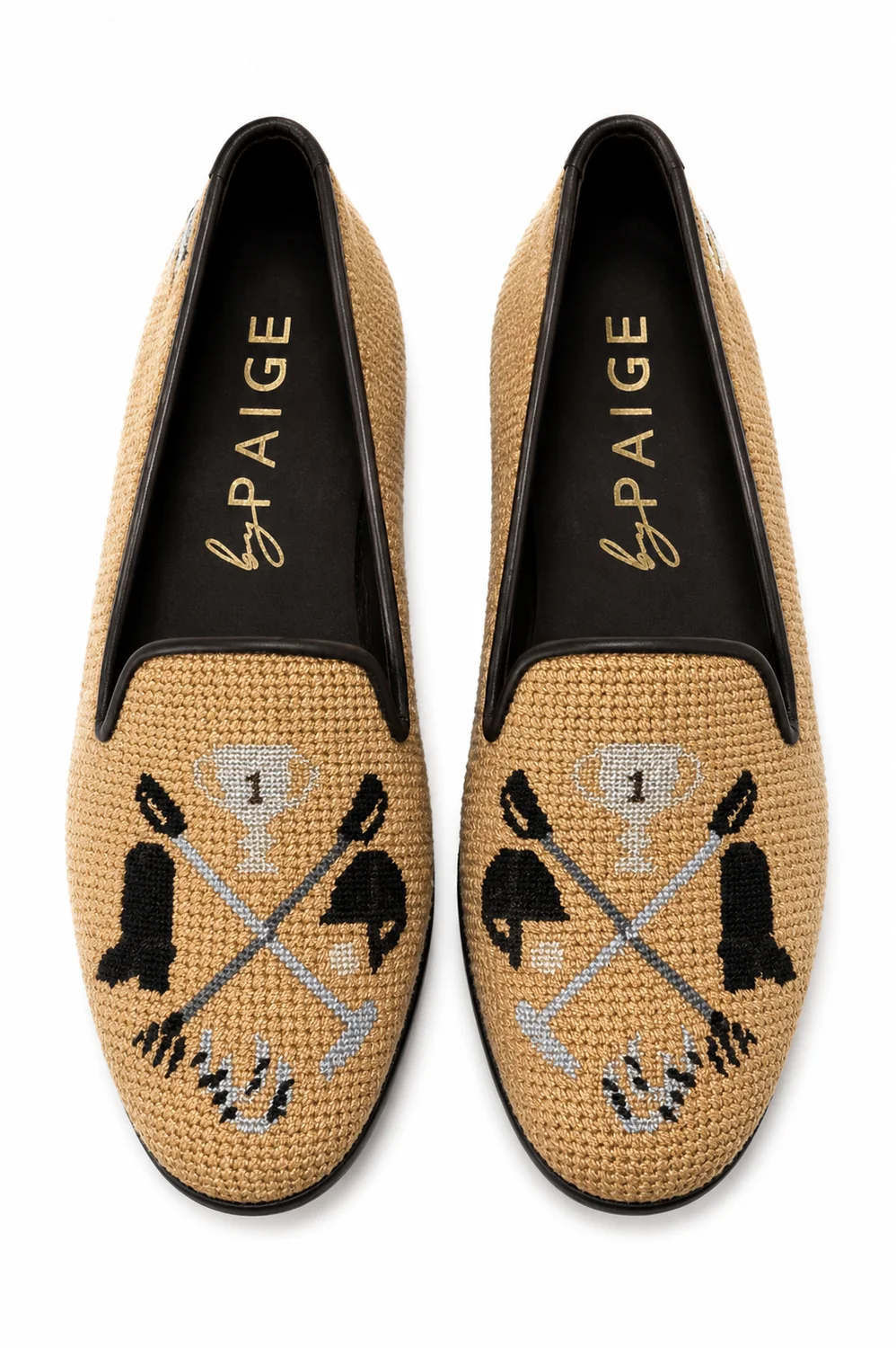 BY PAIGE - NEEDLEPOINT LOAFER EQUESTRIAN