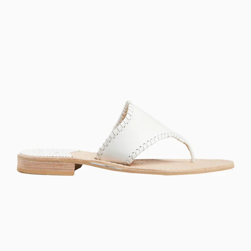 Jack Rogers - Jacks Embroidered "I DO" Sandal - White & Blue - view 3
