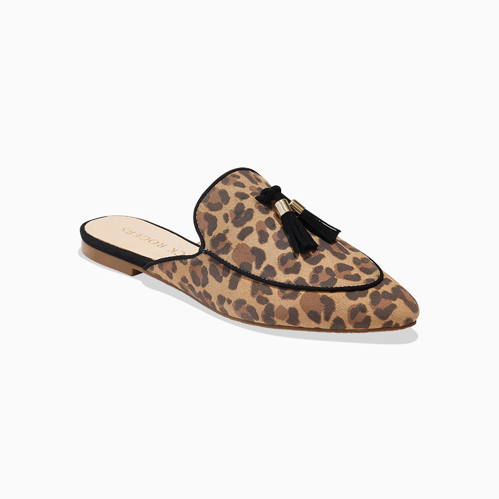 Jack Rogers - Penwood Tassel Mule - Leopard - view 1