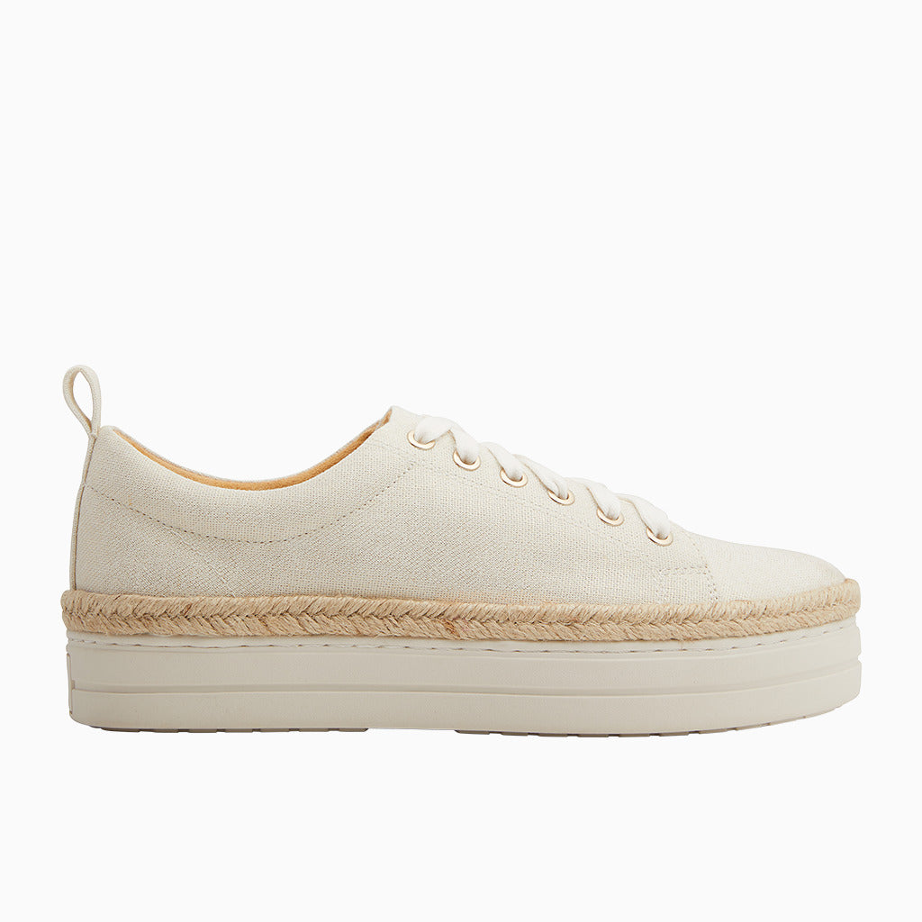 Jack Rogers - Mia Platform Sneaker - WHITE/GOLD - view 2