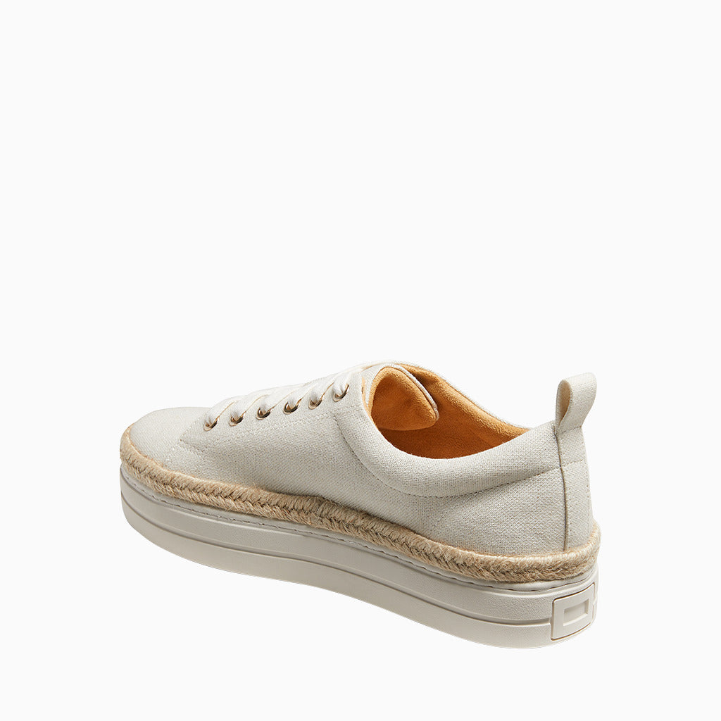 Jack Rogers - Mia Platform Sneaker - WHITE/GOLD - view 4