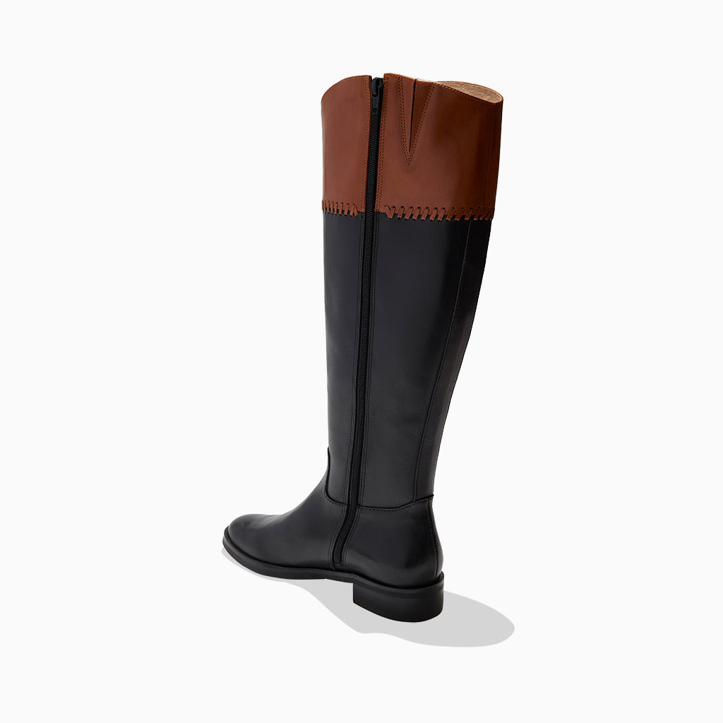 Jack Rogers - Adaline Riding Boot - Black & Brown - view 4