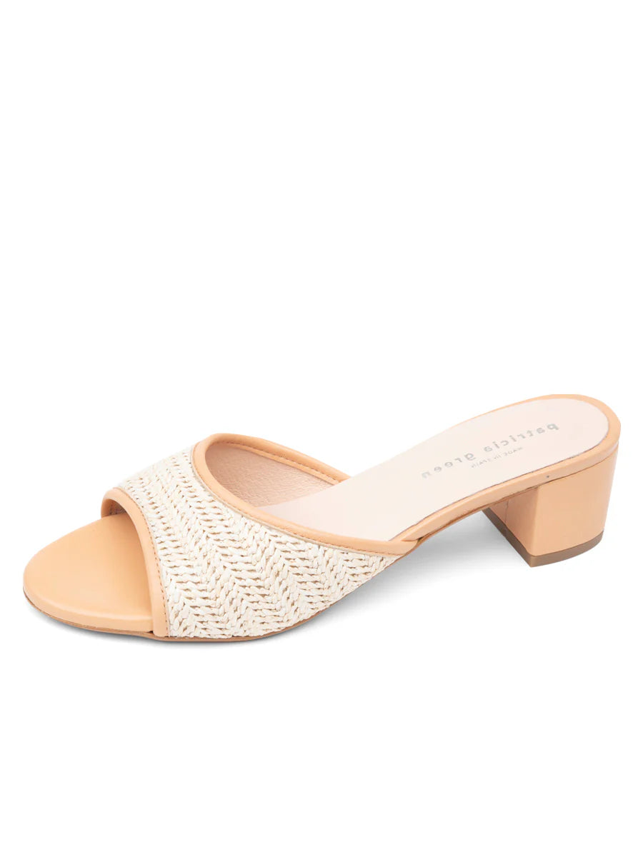 Patricia Green - Sienna Raffia Block Heel