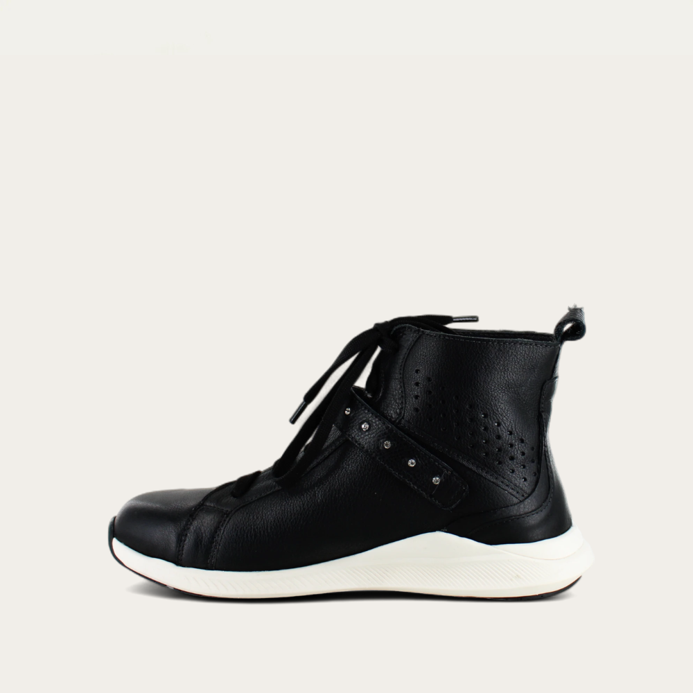 Oxygen in Soft Black Leather, product view 2