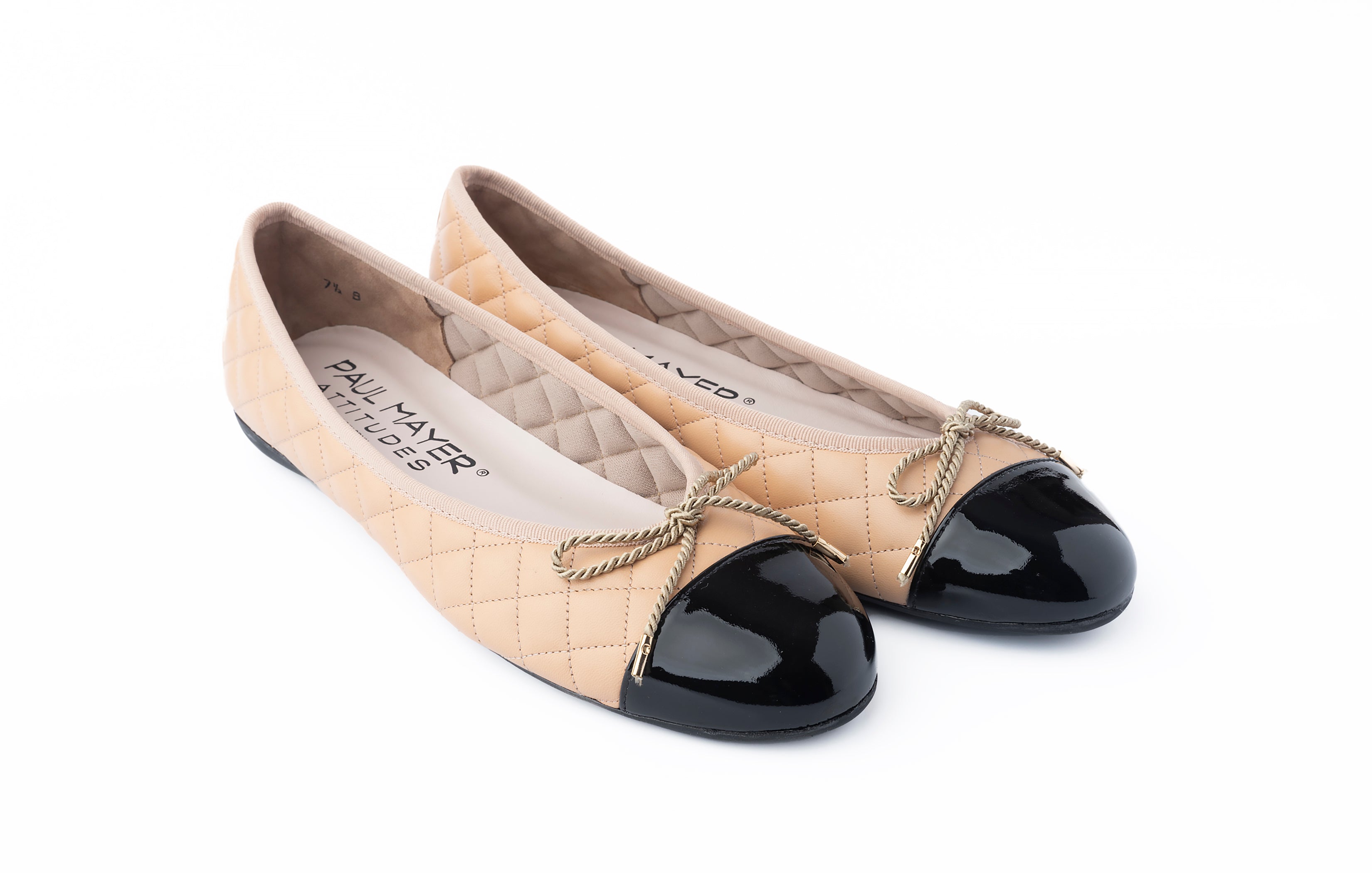 PAUL MAYER - BEST QUILTED LEATHER BALLET FLAT