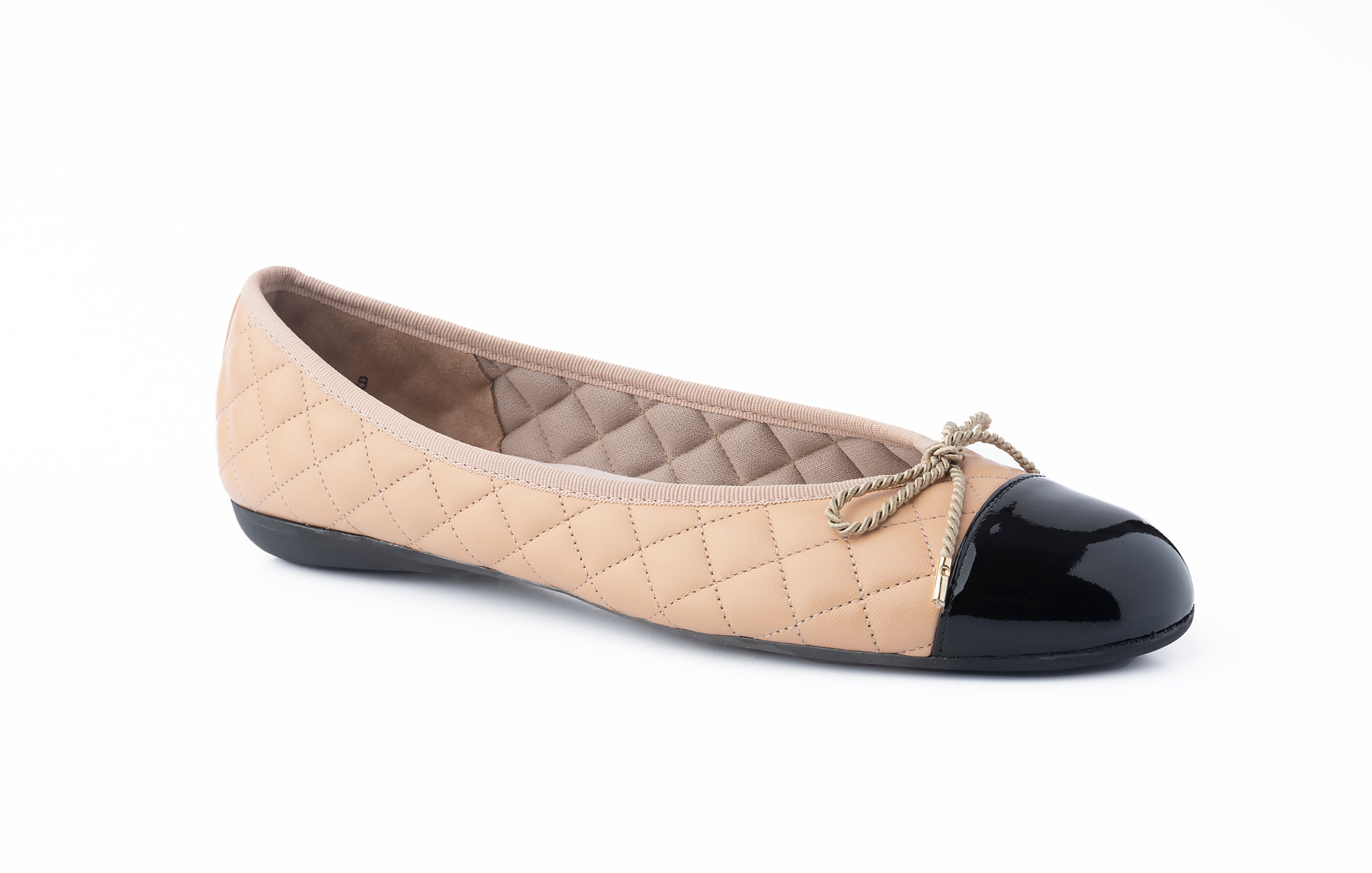Paul Mayer - Best Quilted Leather Ballet FLAT/BROWN / 8.5