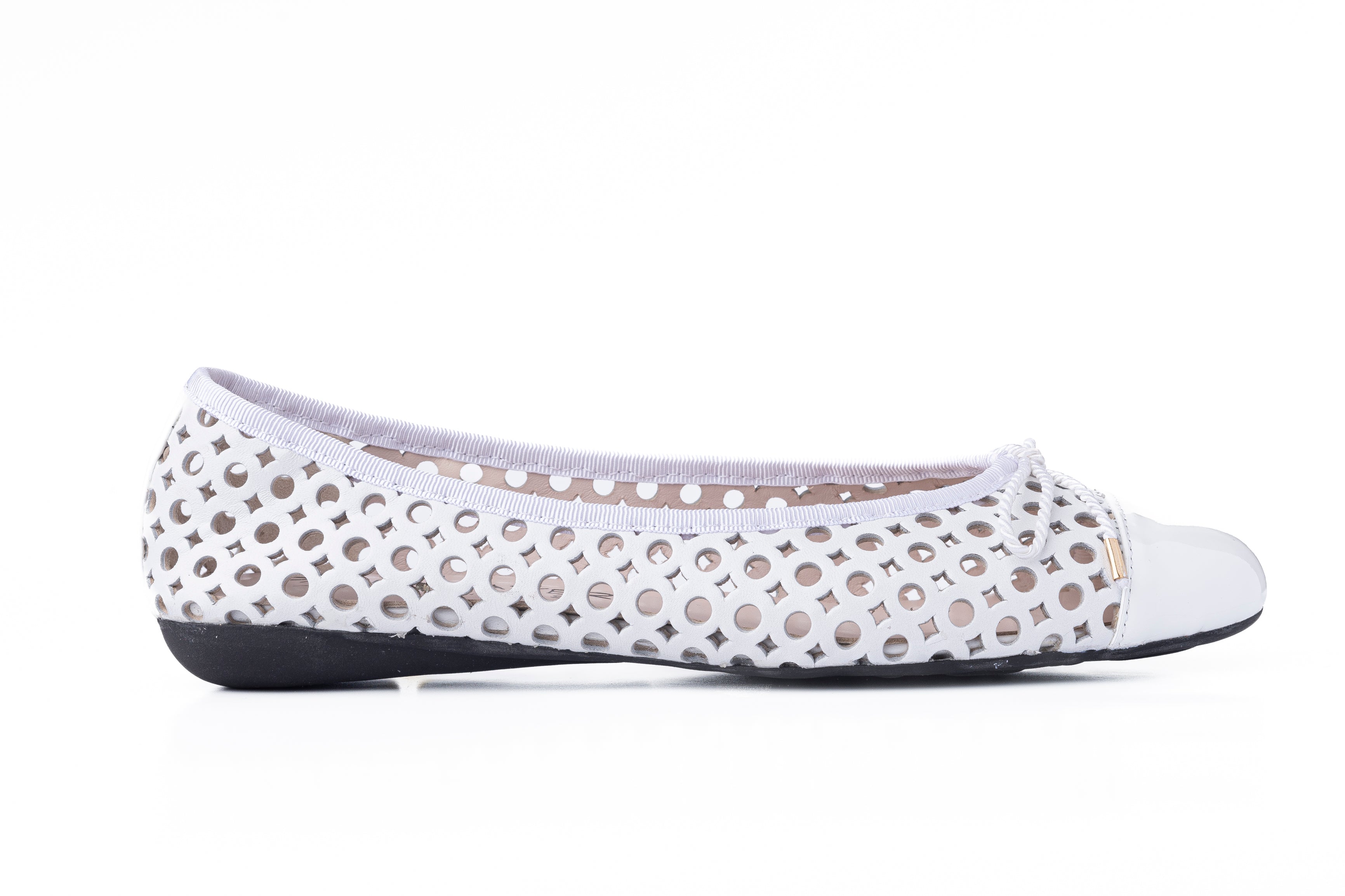 PAUL MAYER - BRANDY - PATENT WHITE NAPPA WHITE
