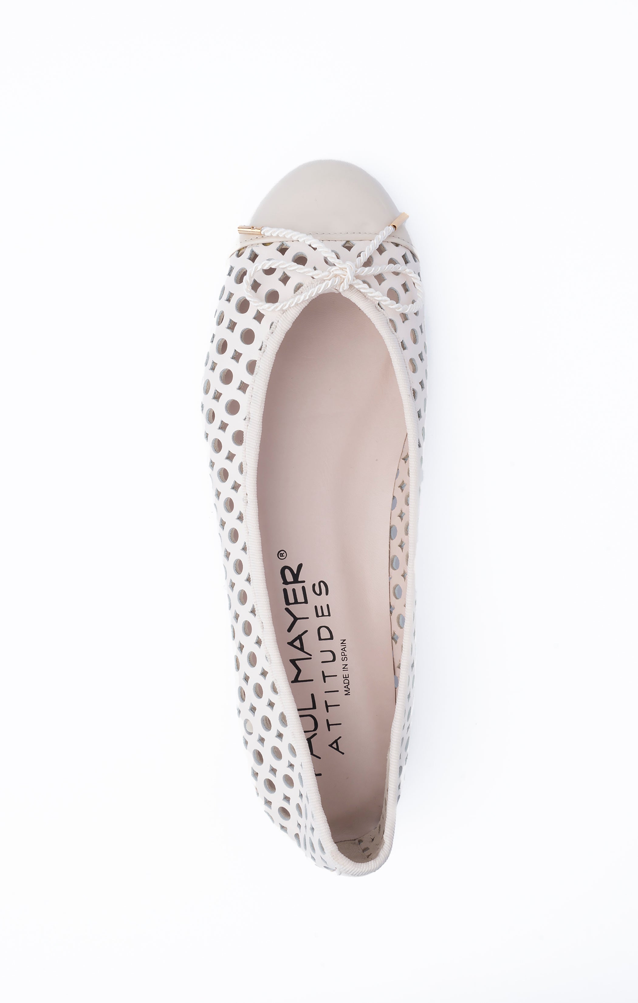 PAUL MAYER - BRANDY - PATENT MARFIL NAPPA MARFIL