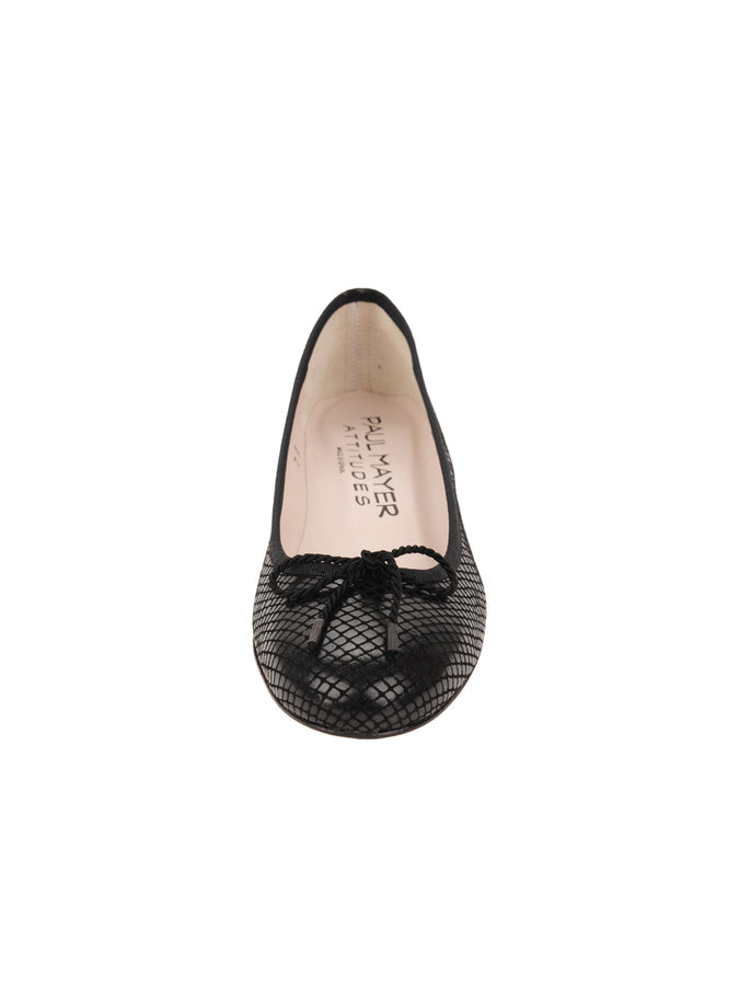 PAUL MAYER - NOBLE LEATHER WEDGE - BLACK